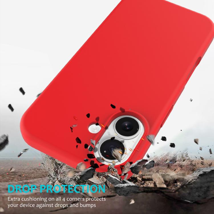 For iPhone 17 Solid Color Silicone Phone Case