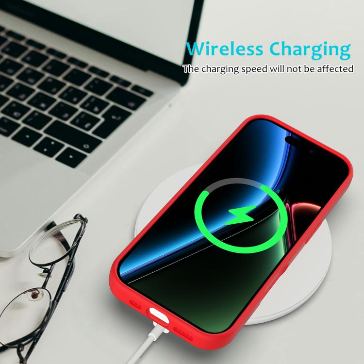 For iPhone 17 Solid Color Silicone Phone Case