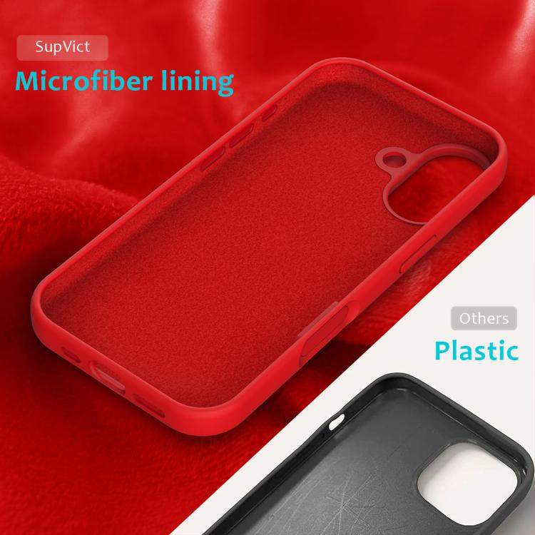 For iPhone 17 Solid Color Silicone Phone Case