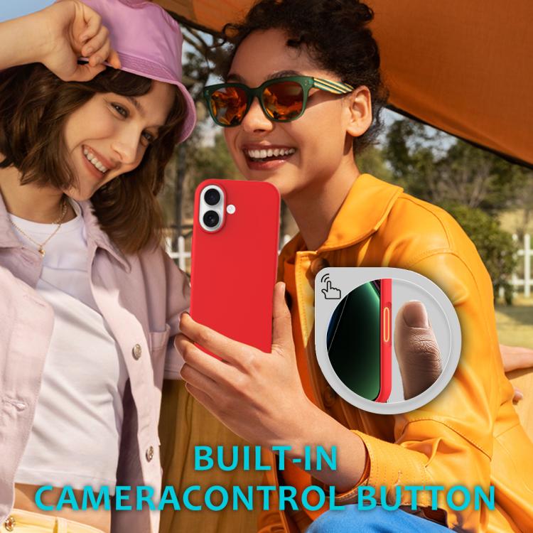 For iPhone 17 Solid Color Silicone Phone Case