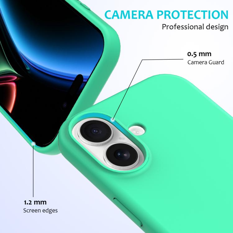 For iPhone 17 Solid Color Silicone Phone Case