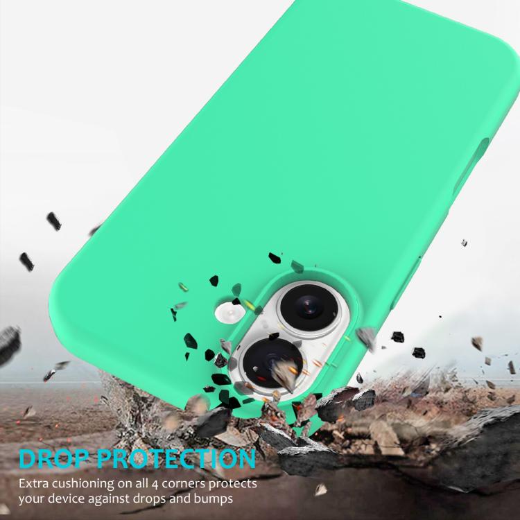 For iPhone 17 Solid Color Silicone Phone Case