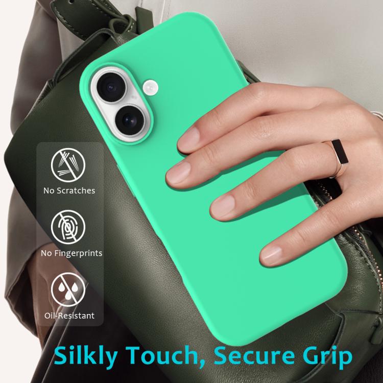 For iPhone 17 Solid Color Silicone Phone Case