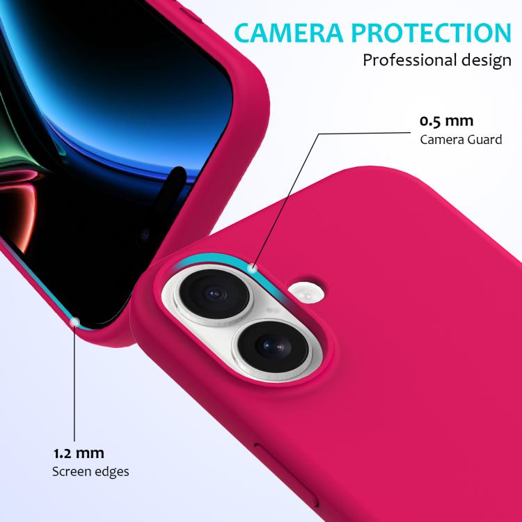 For iPhone 17 Solid Color Silicone Phone Case
