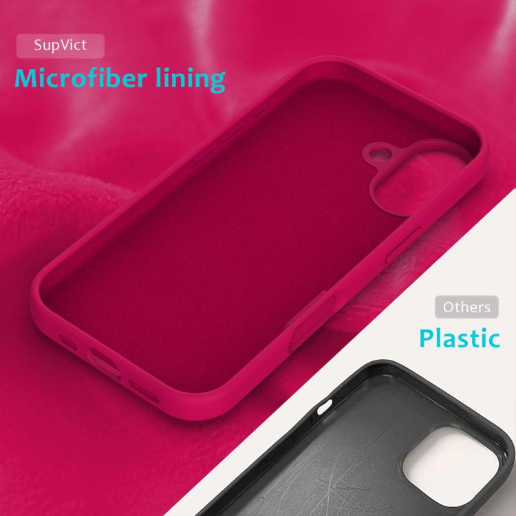 For iPhone 17 Solid Color Silicone Phone Case