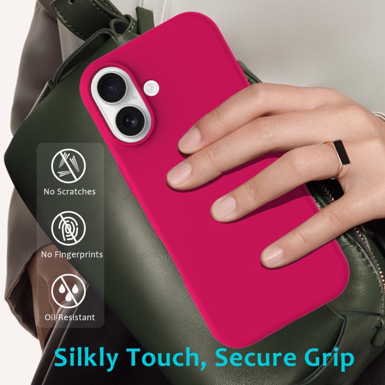 For iPhone 17 Solid Color Silicone Phone Case