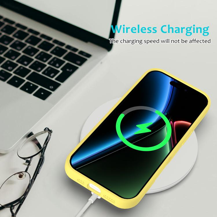 For iPhone 17 Solid Color Silicone Phone Case