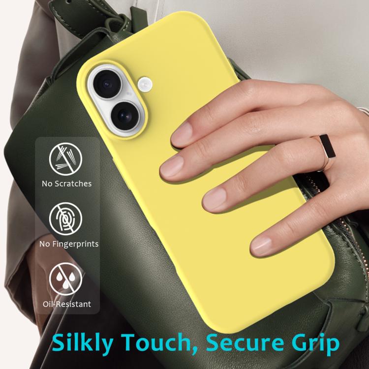 For iPhone 17 Solid Color Silicone Phone Case