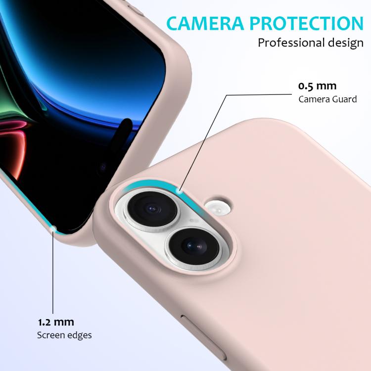 For iPhone 17 Solid Color Silicone Phone Case