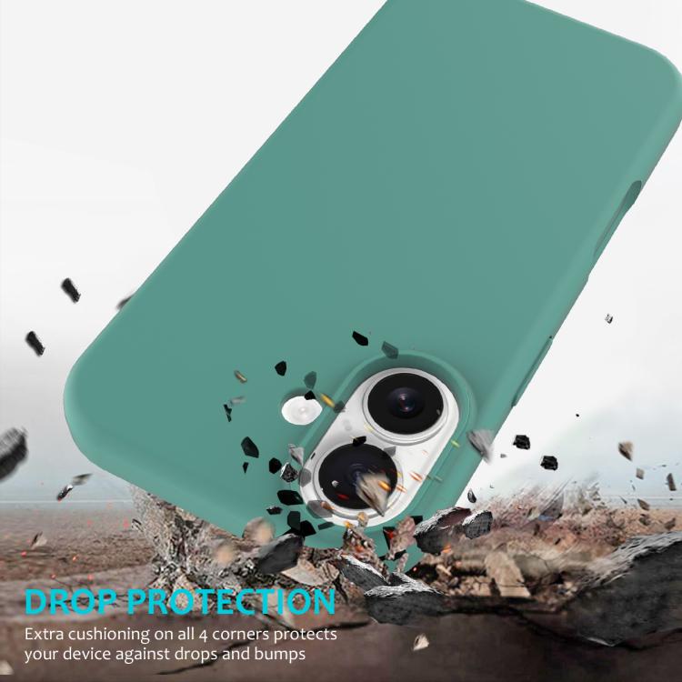 For iPhone 17 Solid Color Silicone Phone Case