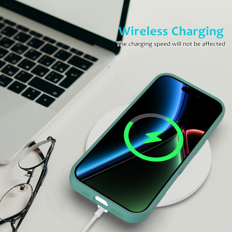 For iPhone 17 Solid Color Silicone Phone Case