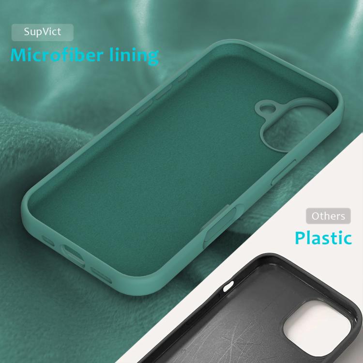 For iPhone 17 Solid Color Silicone Phone Case