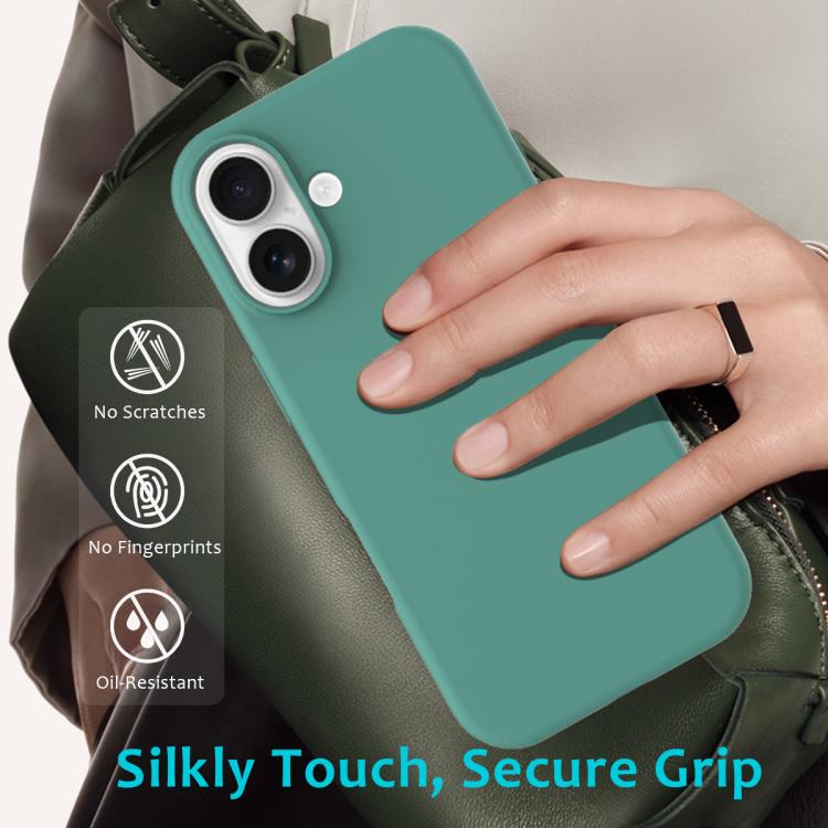 For iPhone 17 Solid Color Silicone Phone Case
