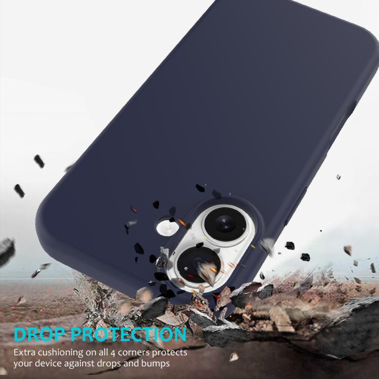 For iPhone 17 Solid Color Silicone Phone Case