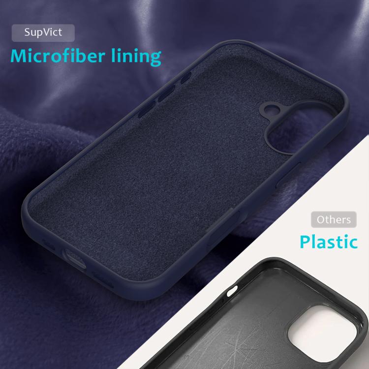 For iPhone 17 Solid Color Silicone Phone Case