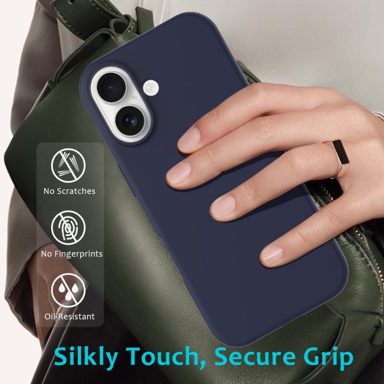 For iPhone 17 Solid Color Silicone Phone Case