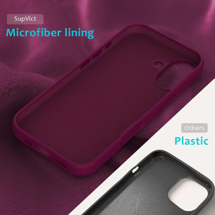 For iPhone 17 Solid Color Silicone Phone Case