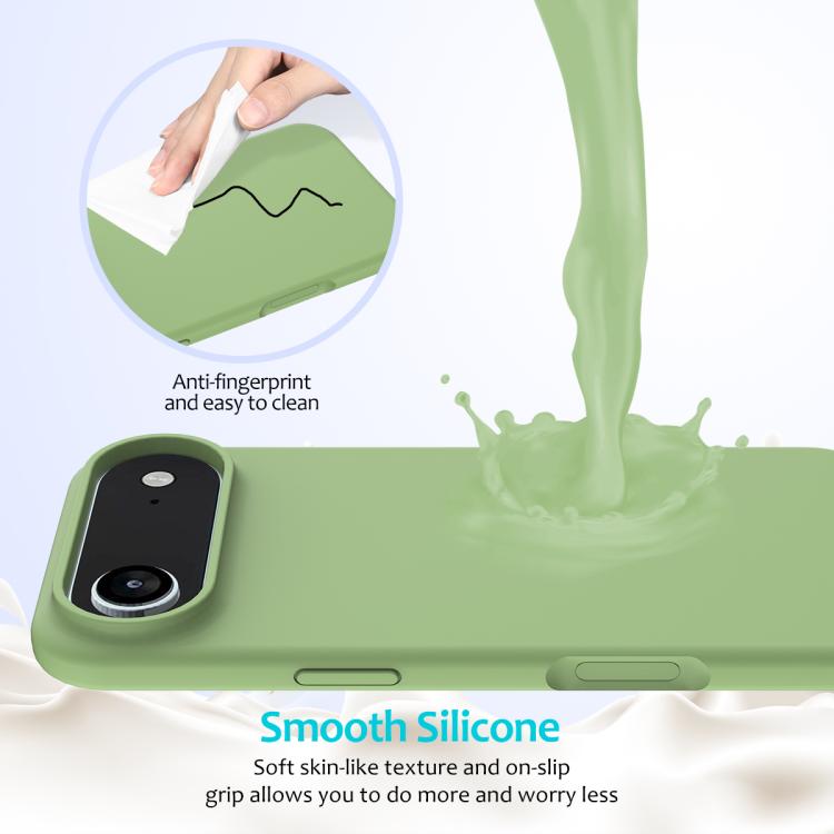 For iPhone Air Solid Color Silicone Phone Case