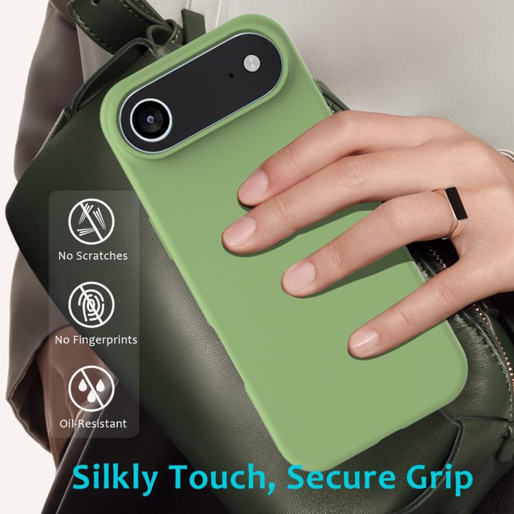 For iPhone Air Solid Color Silicone Phone Case