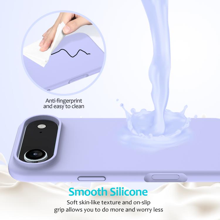 For iPhone Air Solid Color Silicone Phone Case