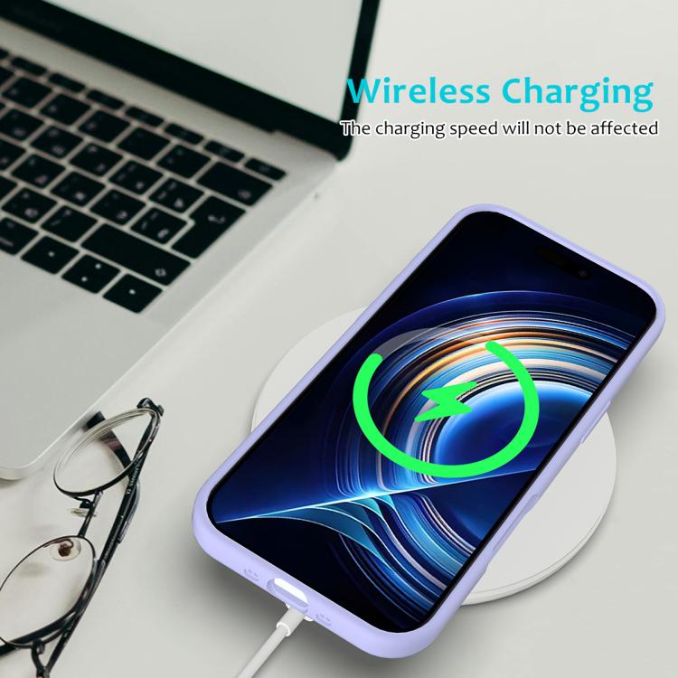 For iPhone Air Solid Color Silicone Phone Case