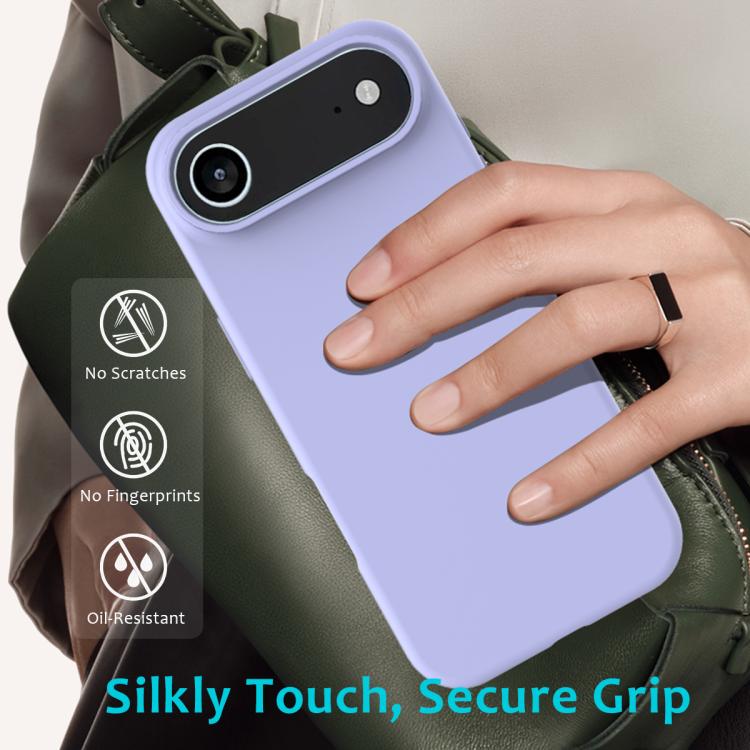 For iPhone Air Solid Color Silicone Phone Case