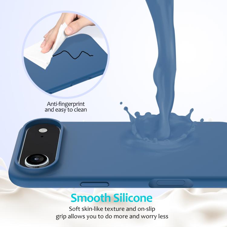 For iPhone Air Solid Color Silicone Phone Case