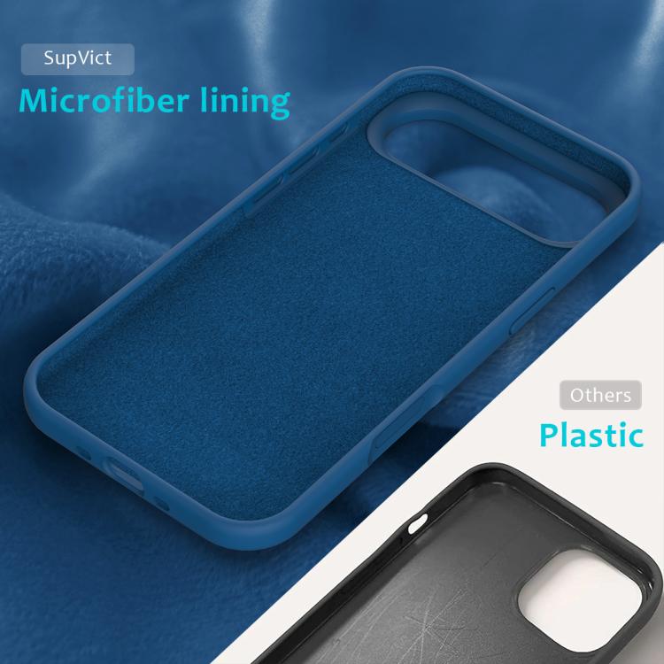 For iPhone Air Solid Color Silicone Phone Case
