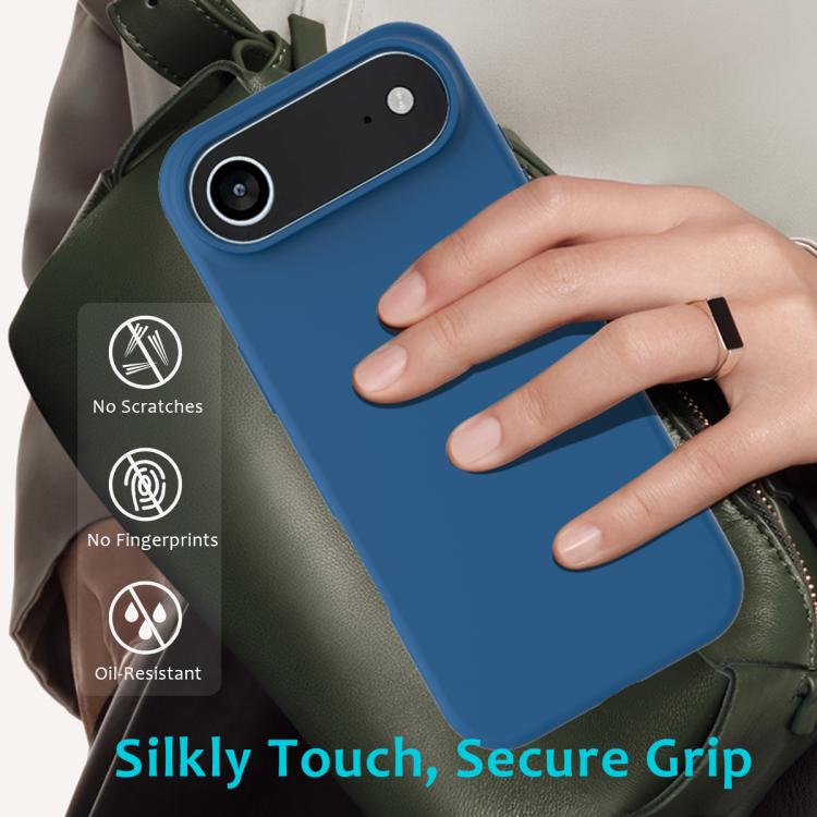 For iPhone Air Solid Color Silicone Phone Case