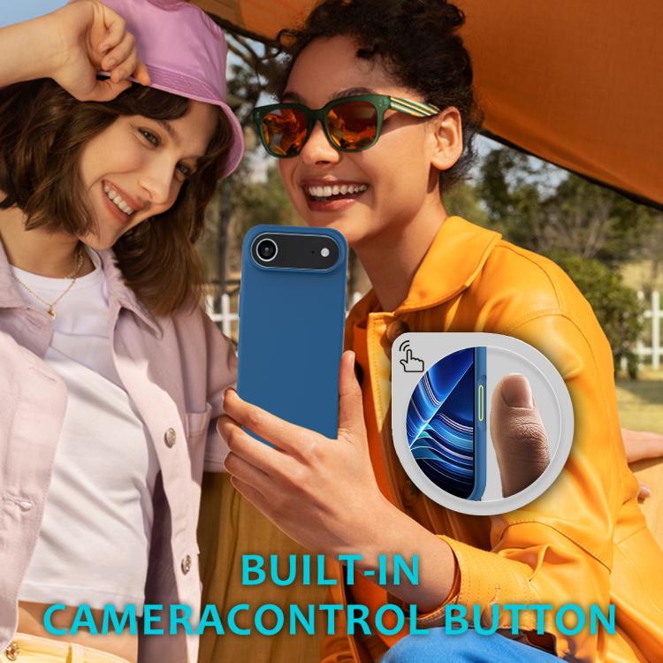 For iPhone Air Solid Color Silicone Phone Case