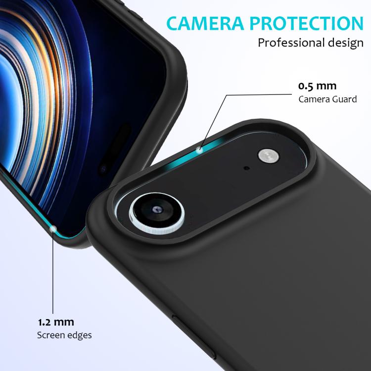 For iPhone Air Solid Color Silicone Phone Case