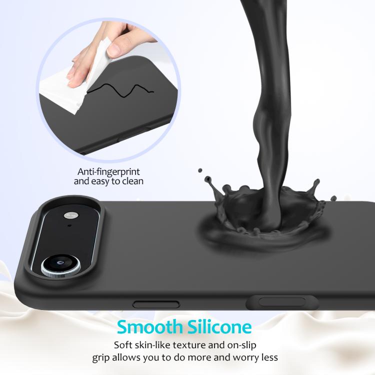 For iPhone Air Solid Color Silicone Phone Case