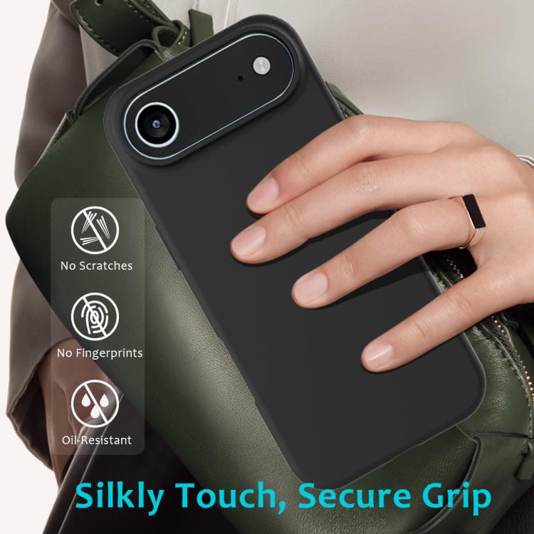 For iPhone Air Solid Color Silicone Phone Case