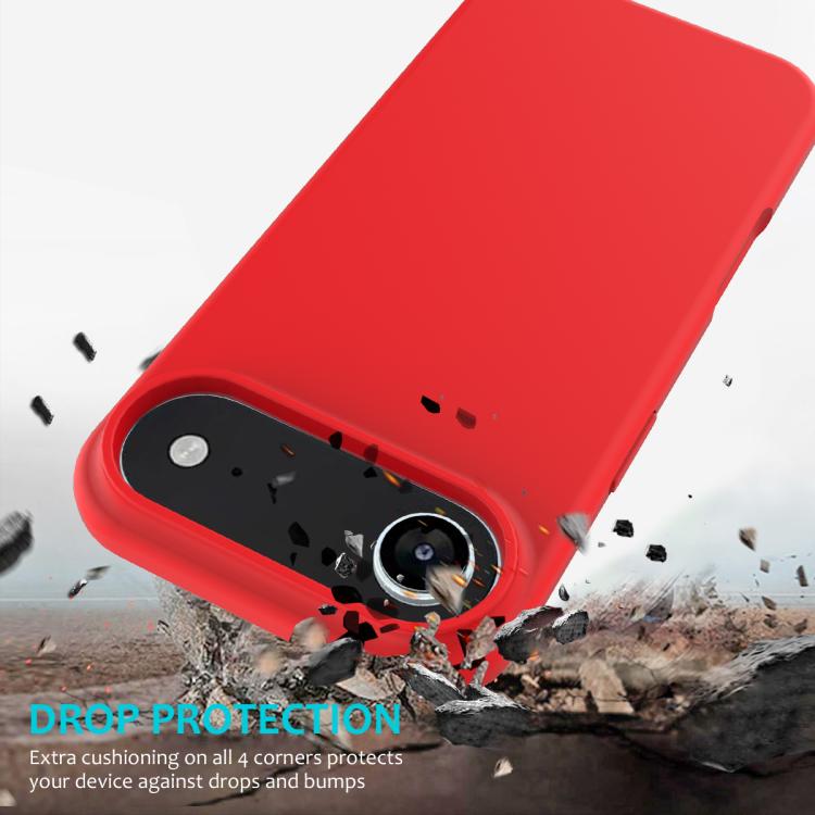 For iPhone Air Solid Color Silicone Phone Case
