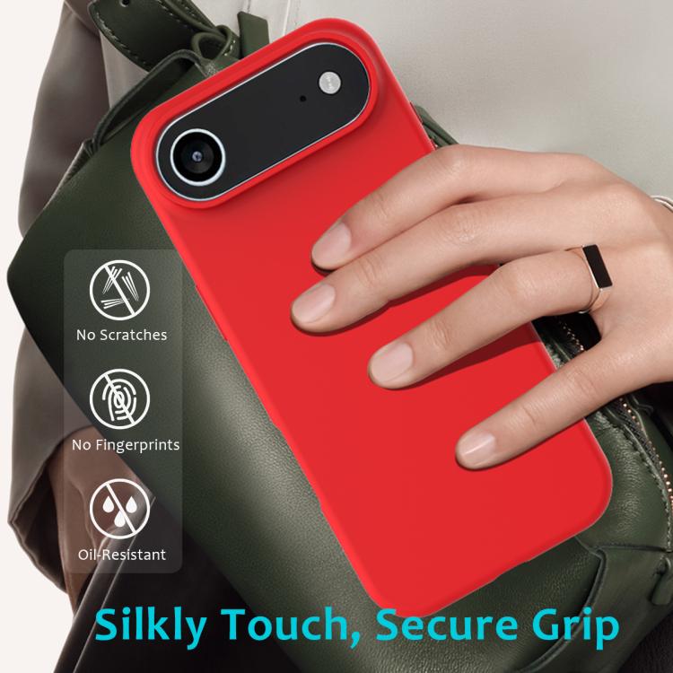 For iPhone Air Solid Color Silicone Phone Case