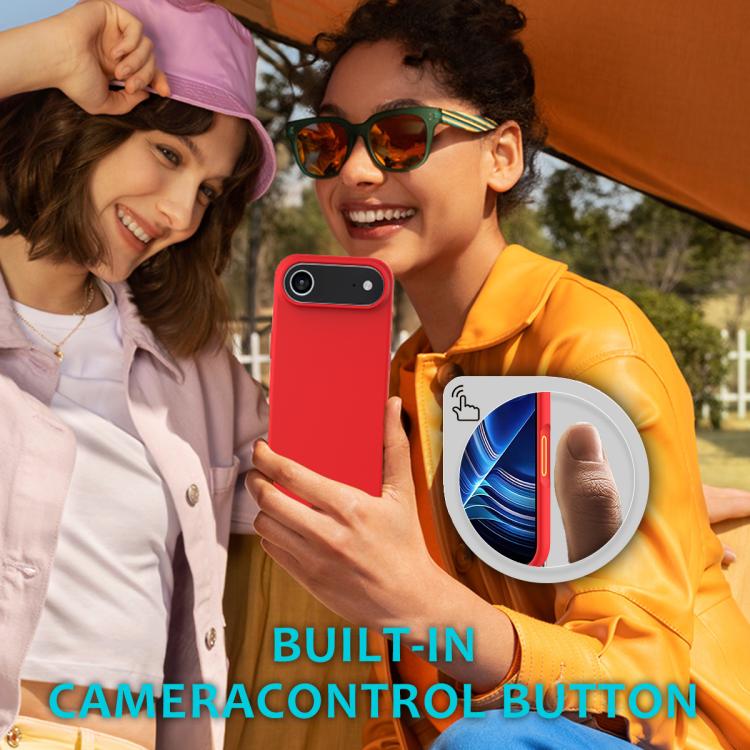 For iPhone Air Solid Color Silicone Phone Case