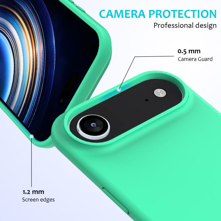 For iPhone Air Solid Color Silicone Phone Case
