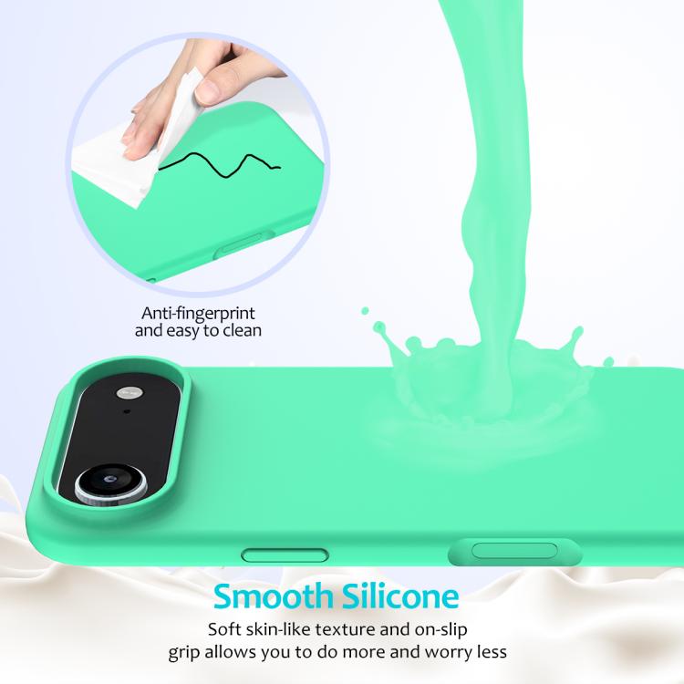 For iPhone Air Solid Color Silicone Phone Case