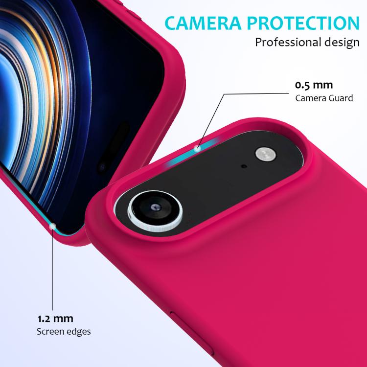 For iPhone Air Solid Color Silicone Phone Case