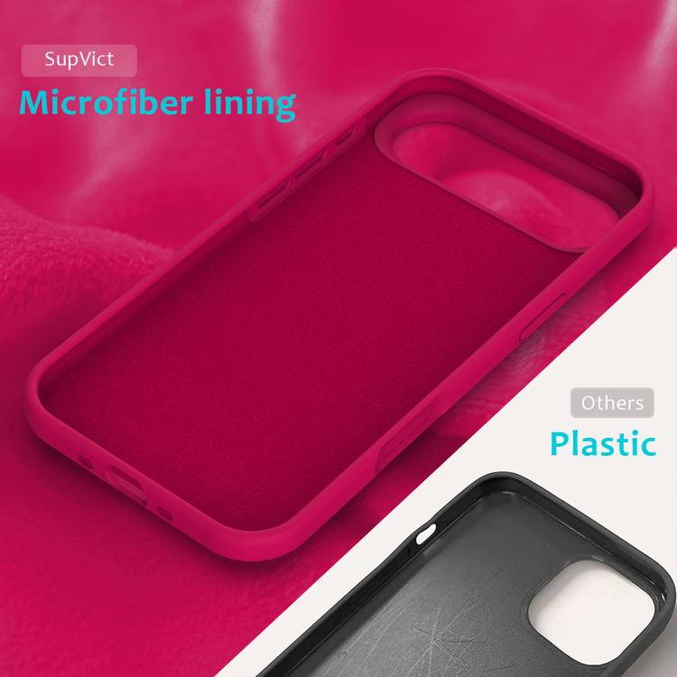 For iPhone Air Solid Color Silicone Phone Case