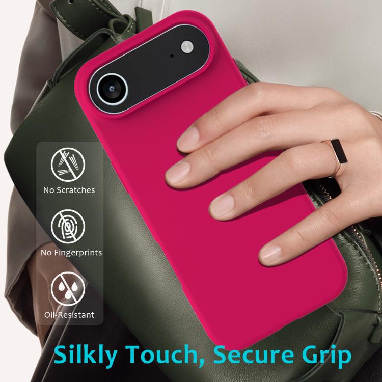 For iPhone Air Solid Color Silicone Phone Case