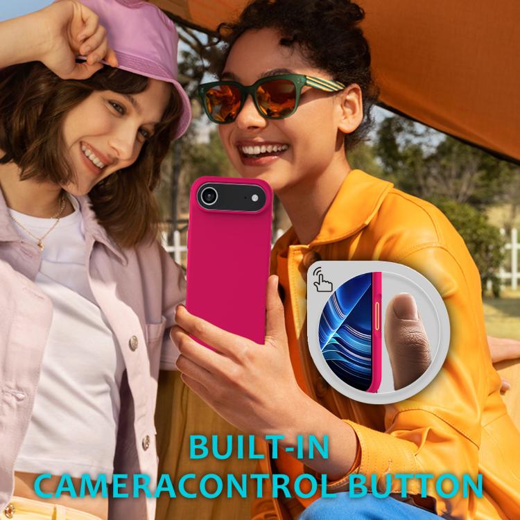For iPhone Air Solid Color Silicone Phone Case