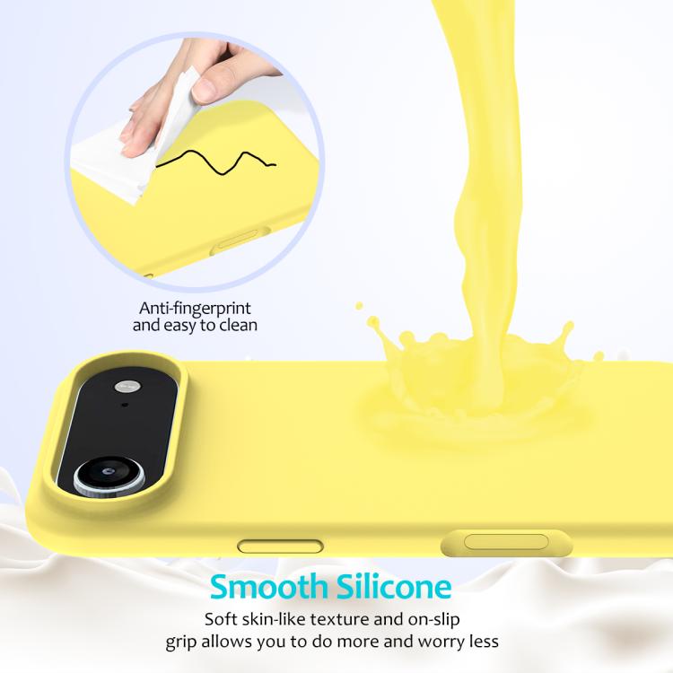 For iPhone Air Solid Color Silicone Phone Case