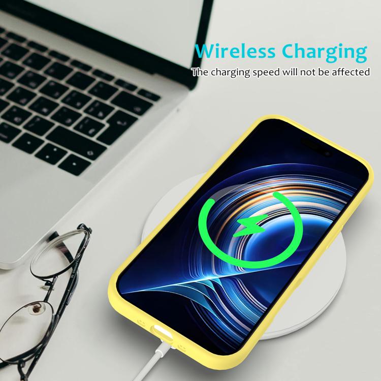 For iPhone Air Solid Color Silicone Phone Case