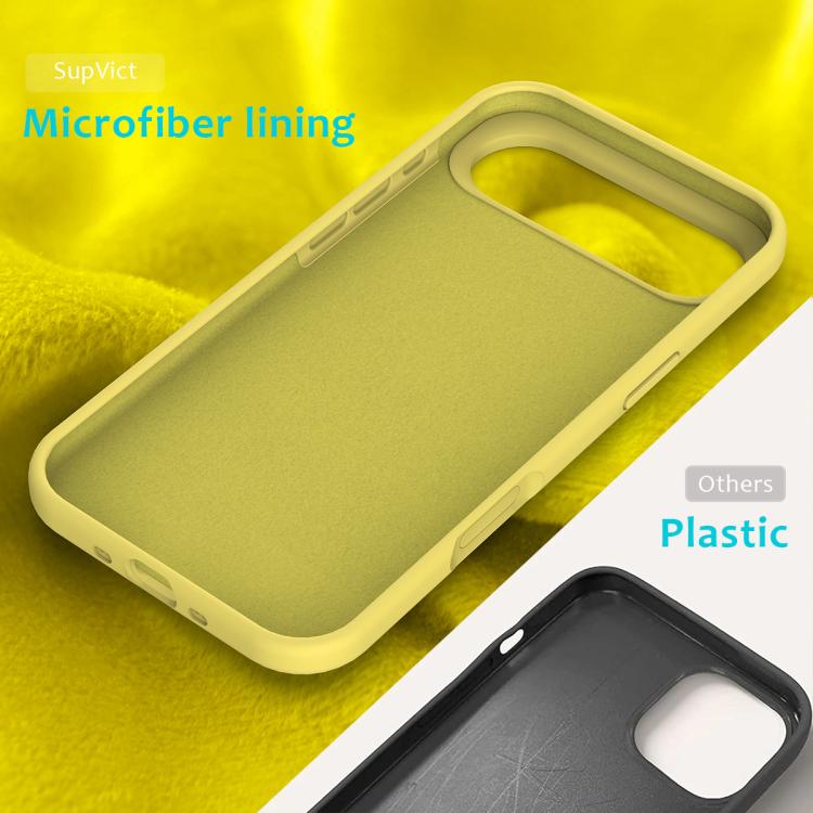 For iPhone Air Solid Color Silicone Phone Case