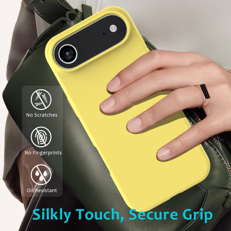 For iPhone Air Solid Color Silicone Phone Case