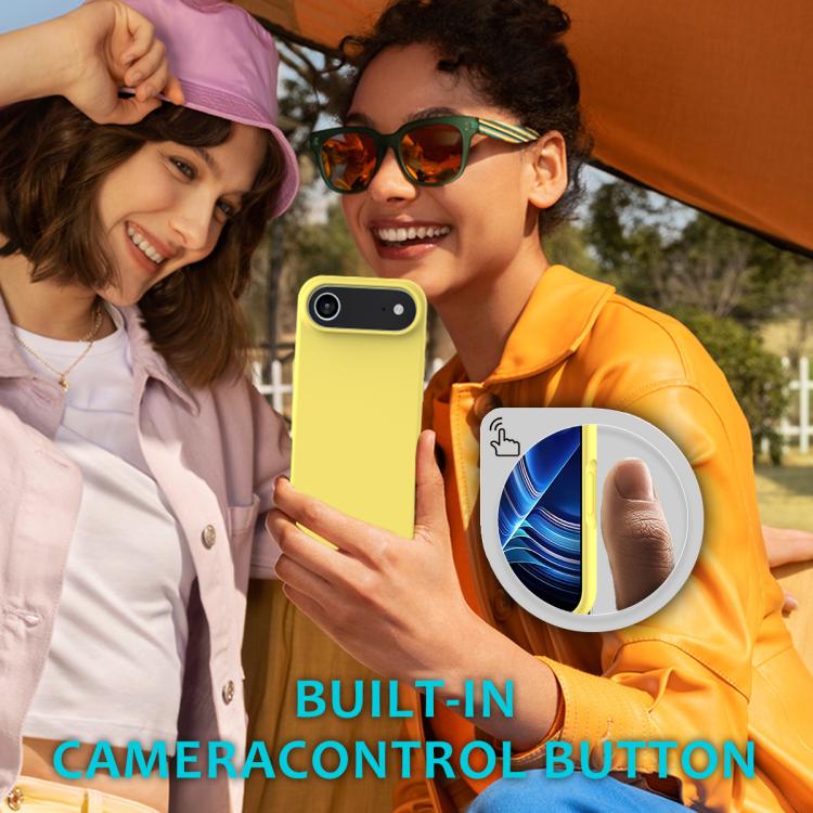 For iPhone Air Solid Color Silicone Phone Case
