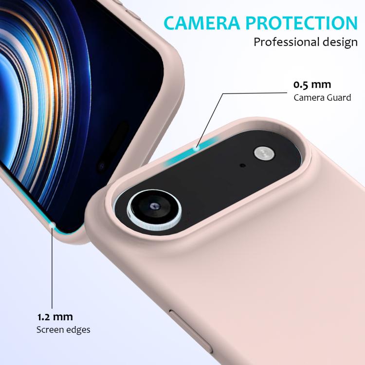 For iPhone Air Solid Color Silicone Phone Case