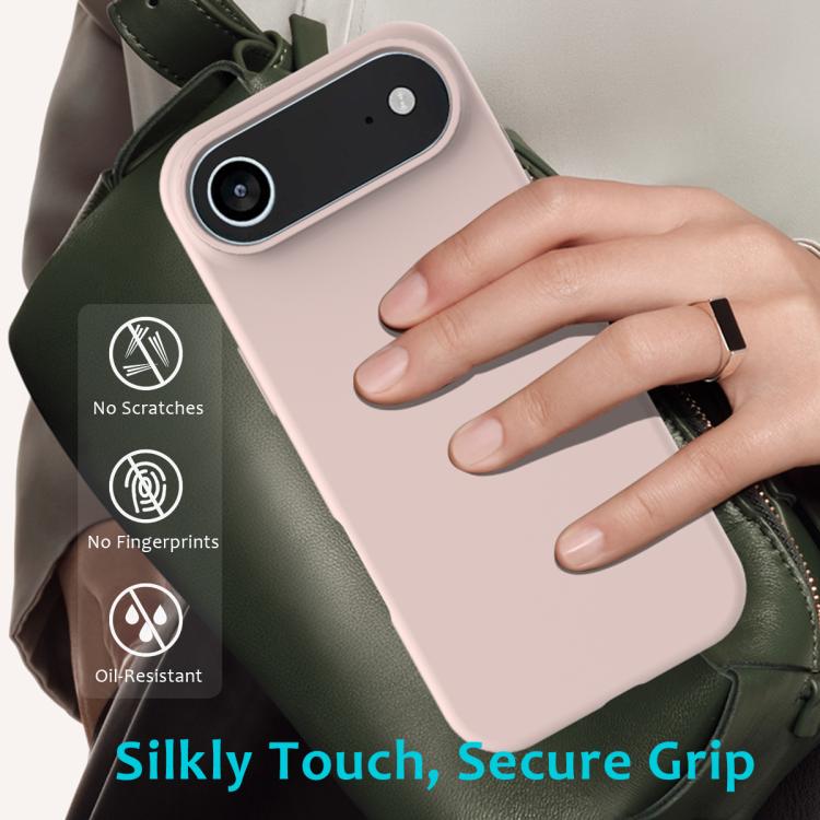 For iPhone Air Solid Color Silicone Phone Case