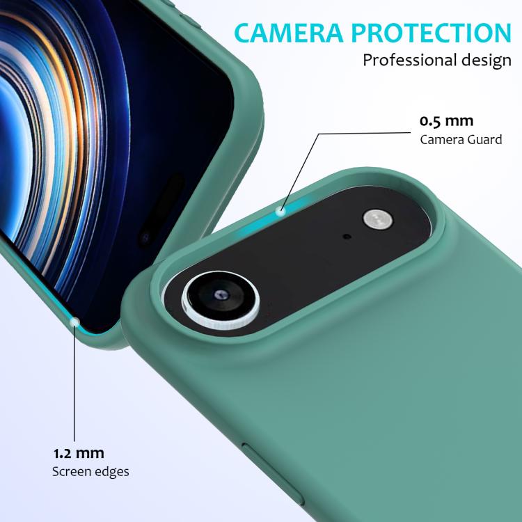 For iPhone Air Solid Color Silicone Phone Case
